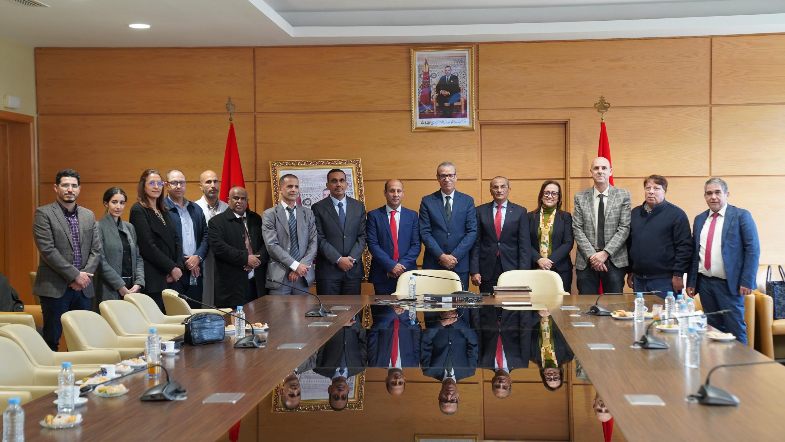 La Faculté de Médecine et de Pharmacie de TANGER accueille la rencontre de travail entre le Président de l'Université Abdelmalek Essaâdi et le Ministre de l'Enseignement Supérieur et de la Recherche de la République de Djibouti